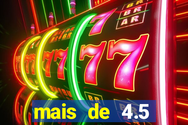 mais de 4.5 escanteios o que significa